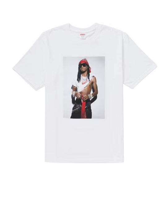 FW25 SUPREME PLAYBOI CARTI PHOTO TEE - WHITE (L) (NEW)