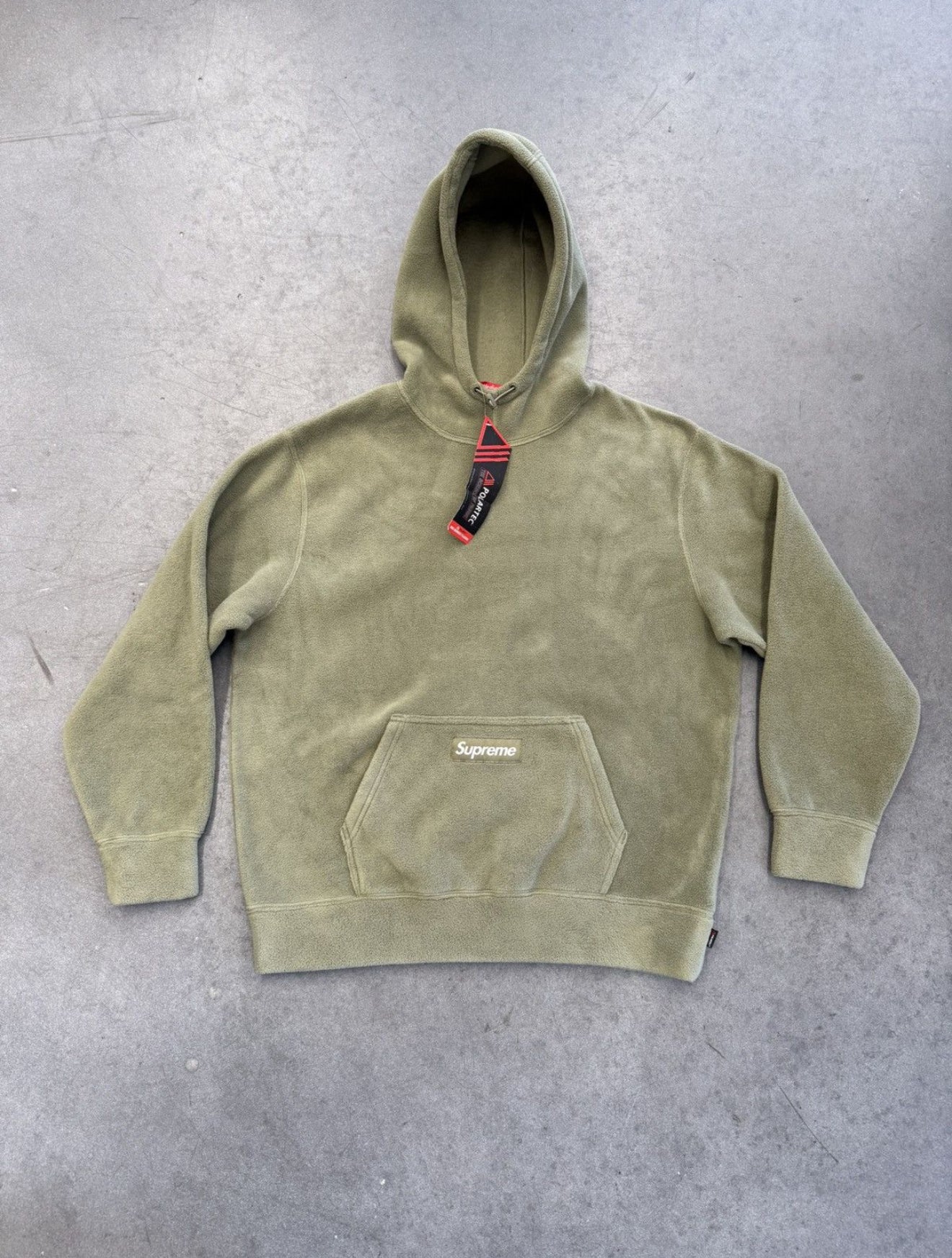 FW21 SUPREME POLARTEC HOODED SWEATSHIRT