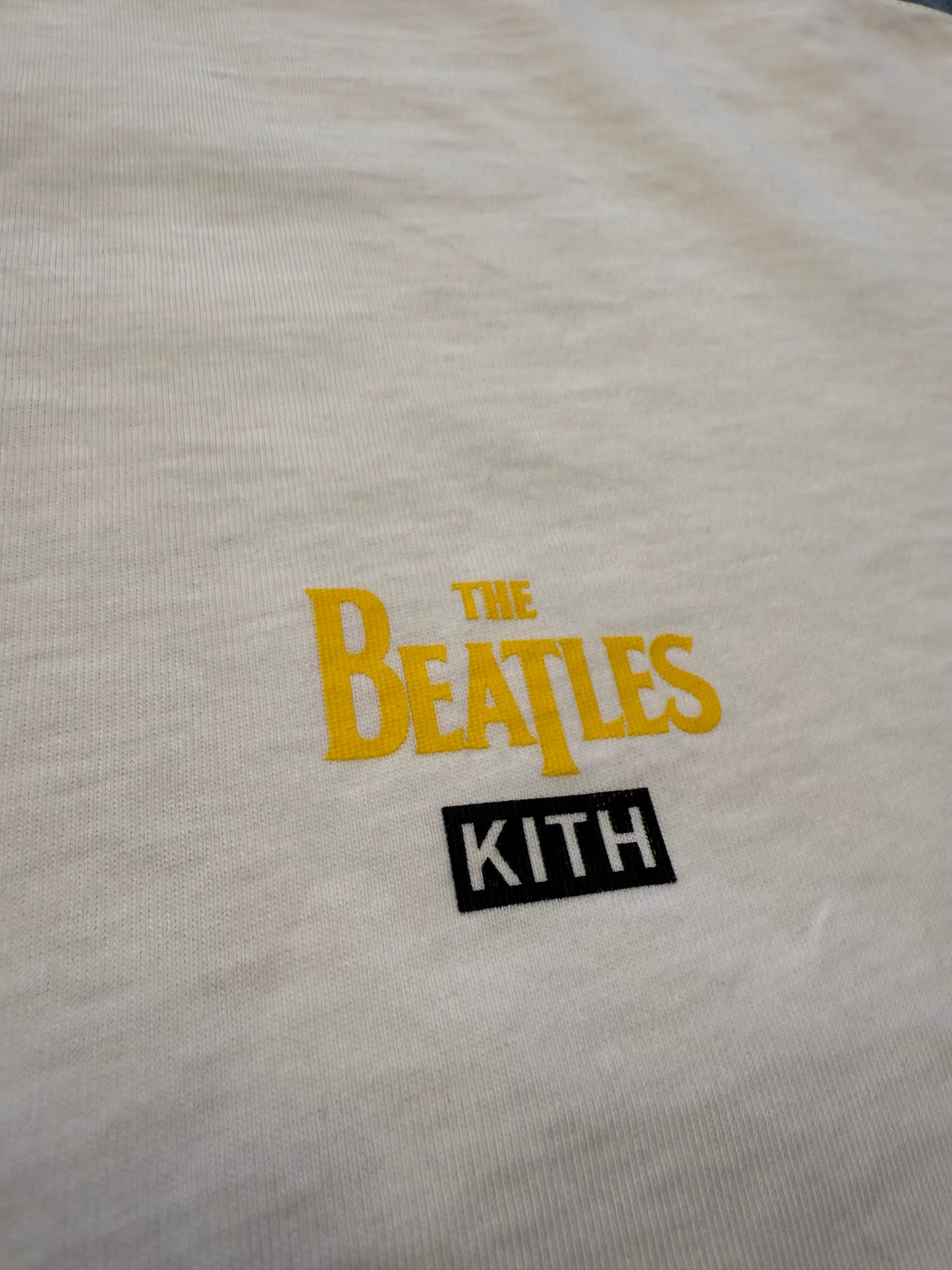 KITH X BEATLES PORTRAIT VINTAGE TEE - WHITE (2XL)