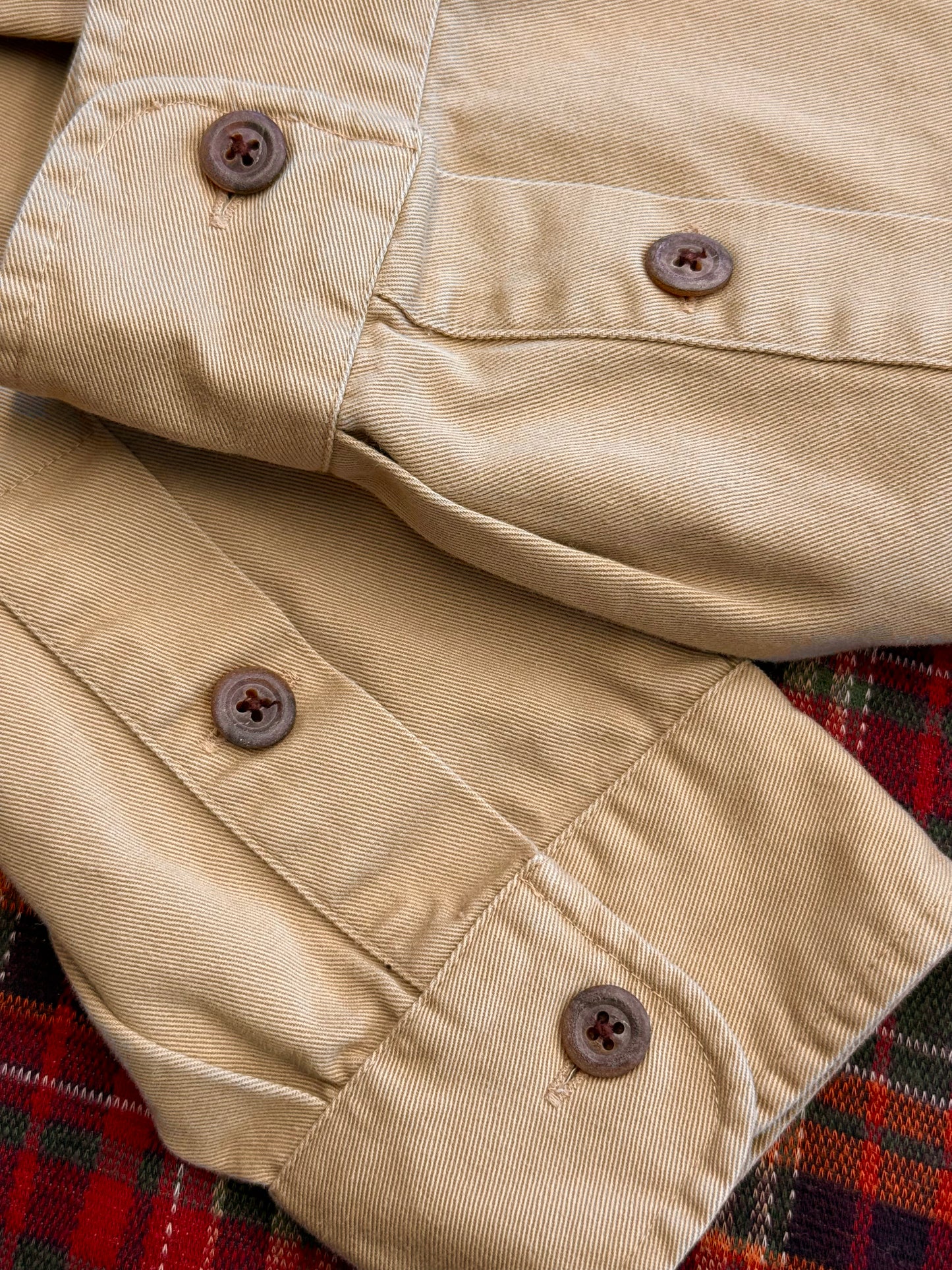 90S POLO RALPH LAUREN PLAID HALF-ZIP TWO TONE PULLOVER (AS WORN BY WILL SMITH IN FRESH PRINCE)