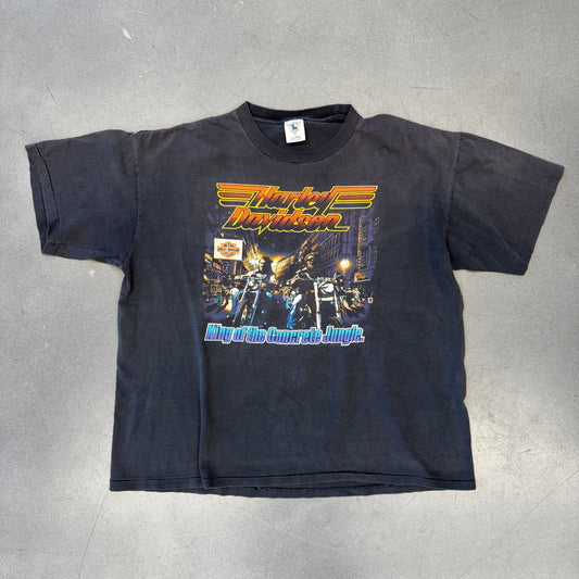 1992 HARLEY-DAVIDSON KING OF THE CONCRETE JUNGLE. BERLIN TEE (HOLOUBEK BRAND TAG)