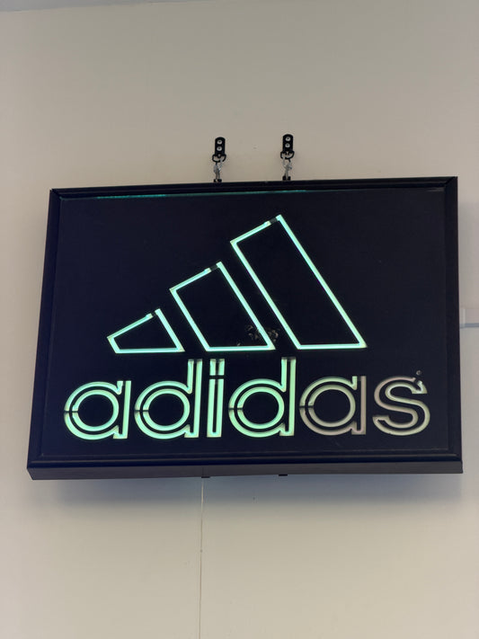 90S ADIDAS NEON WALL DISPLAY