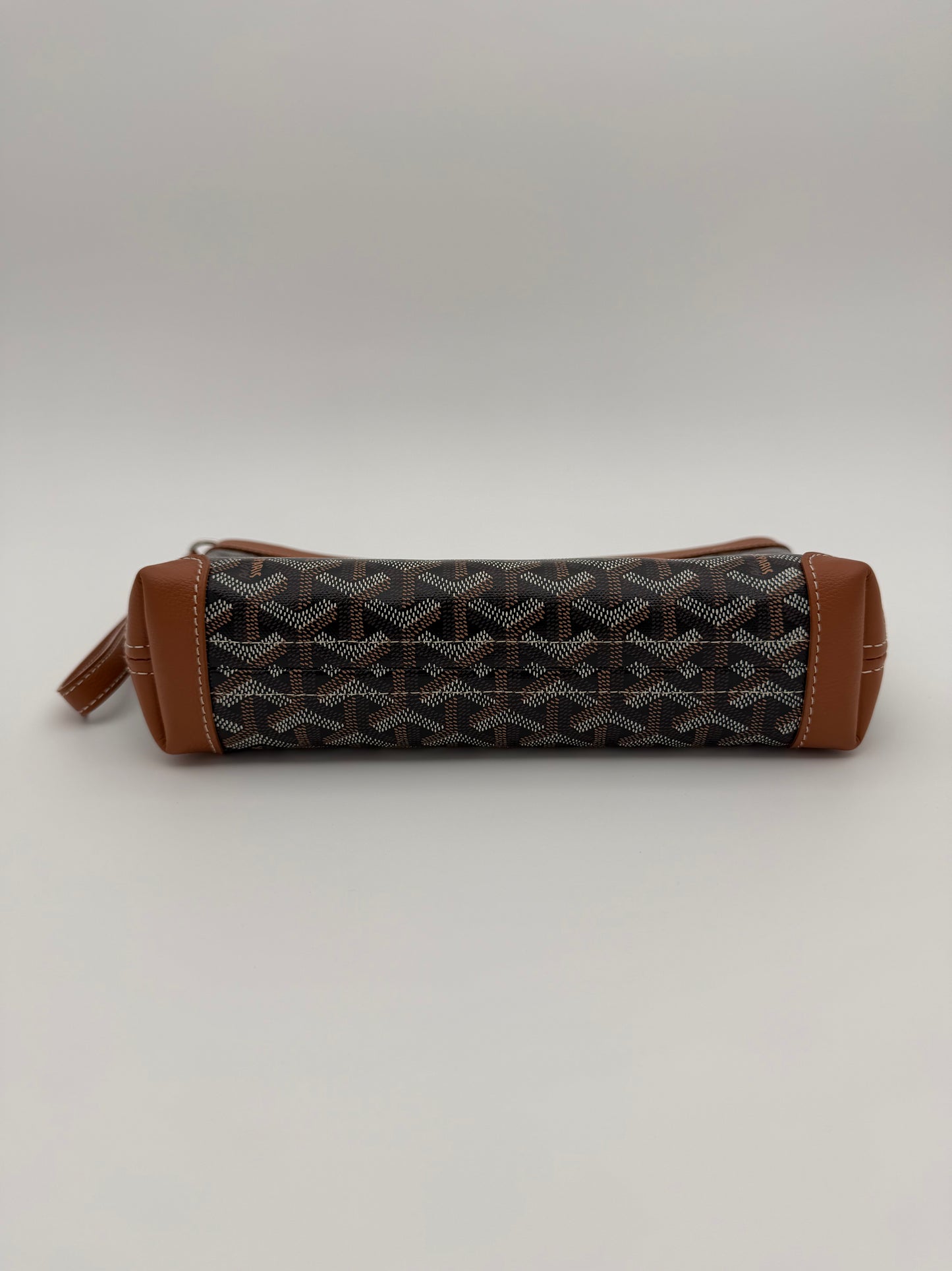 GOYARD CONTI POUCH - BROWN (PRE-OWNED WITH DUST BAG)