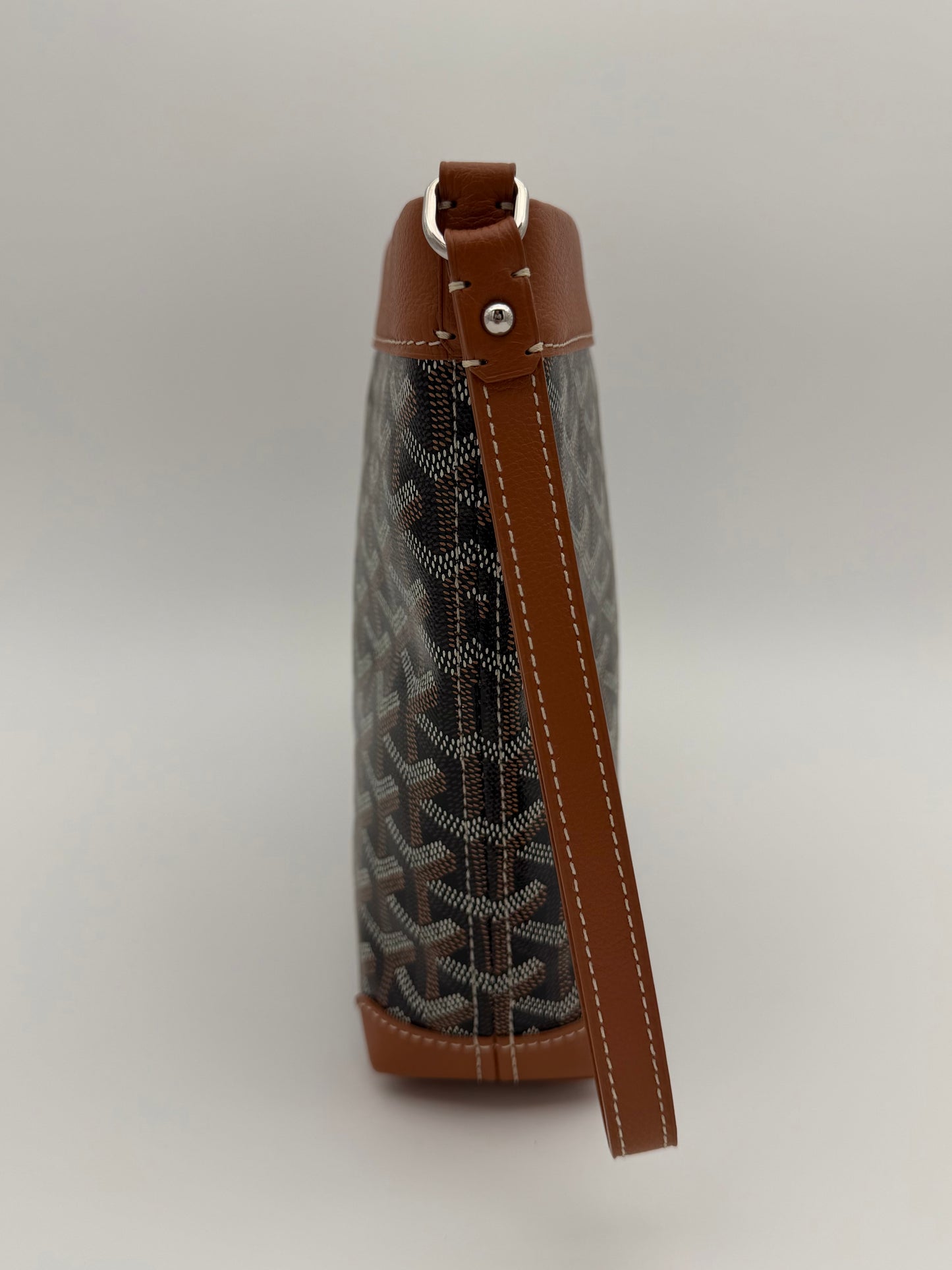 GOYARD CONTI POUCH - BROWN (PRE-OWNED WITH DUST BAG)