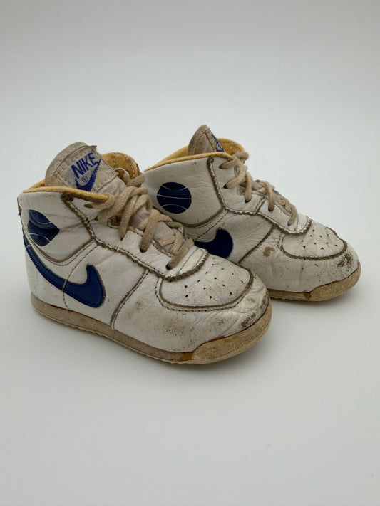 1985 JORDAN 1 INFANTRY BABY SHOES - WHITE/BLUE
