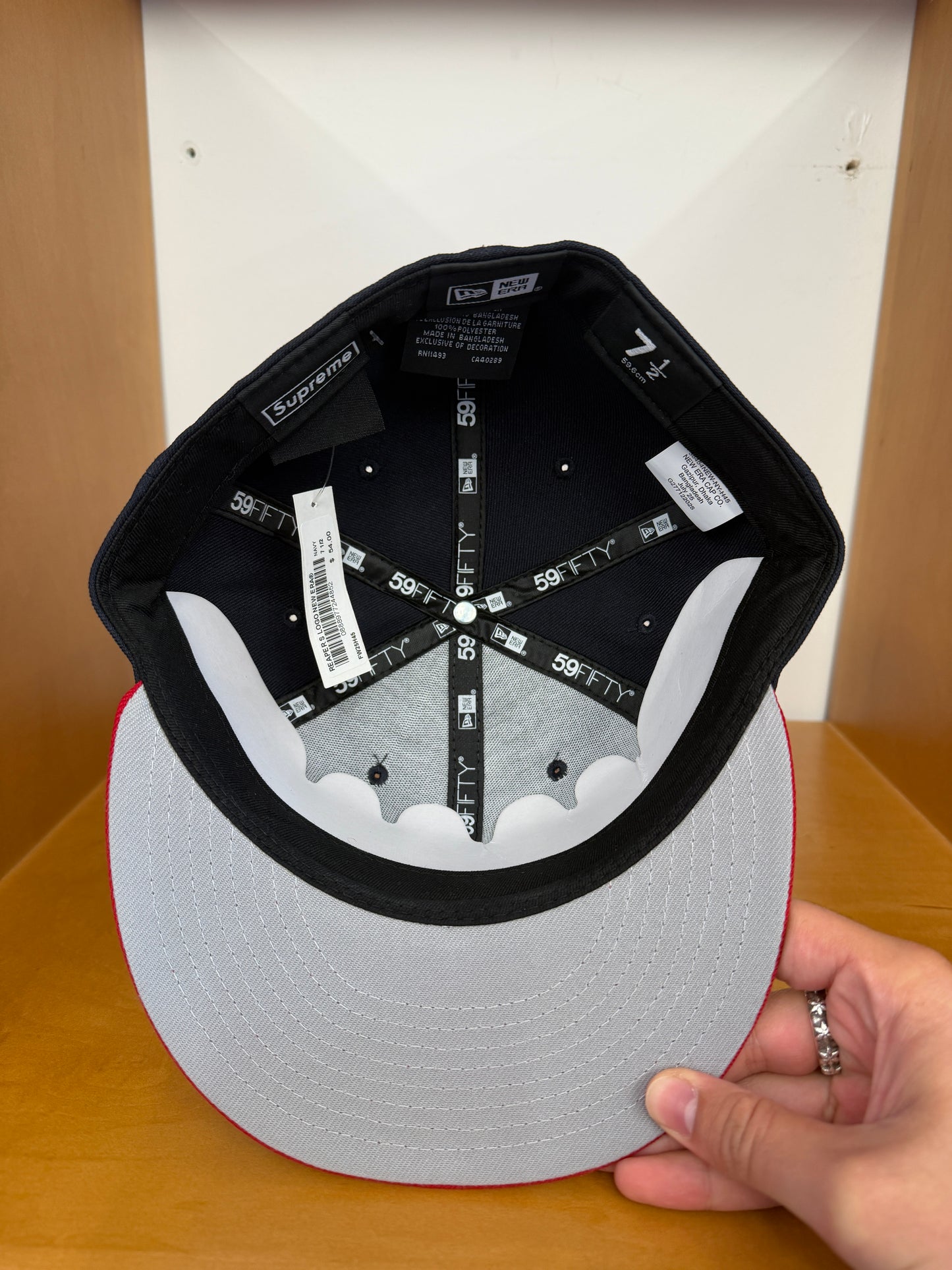 FW25 SUPREME NEW ERA REAPER S LOGO 59FIFTY FITTED HAT