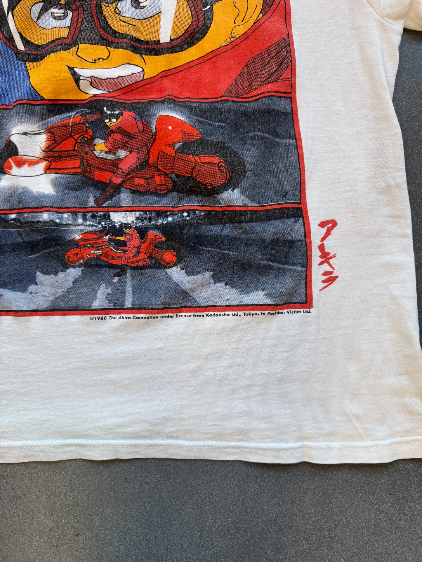 90'S VINTAGE AKIRA KANEDA BIKE TEE (FASHION VICTIM TAG)