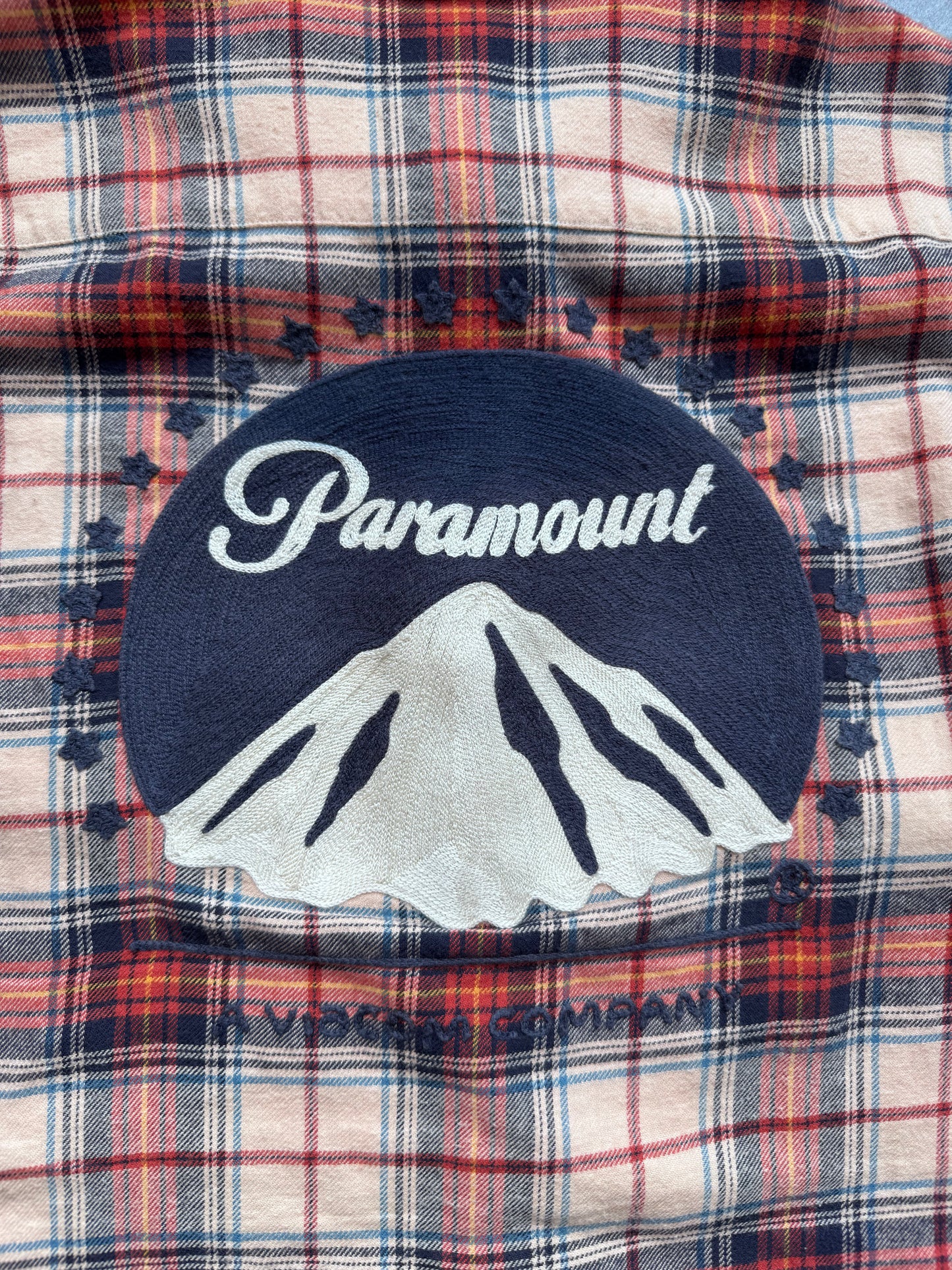 GUCCI X PARAMOUNT BUTTON-UP FLANNEL LS SHIRT - XL
