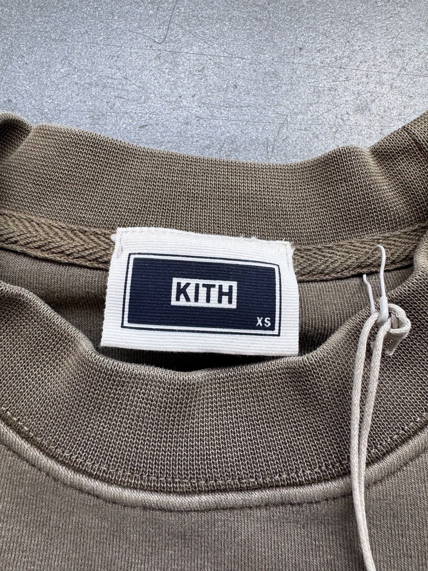 KITH COMPACT KNIT NELSON CREWNECK SWEATER - ASTRO (NWT) (XS)