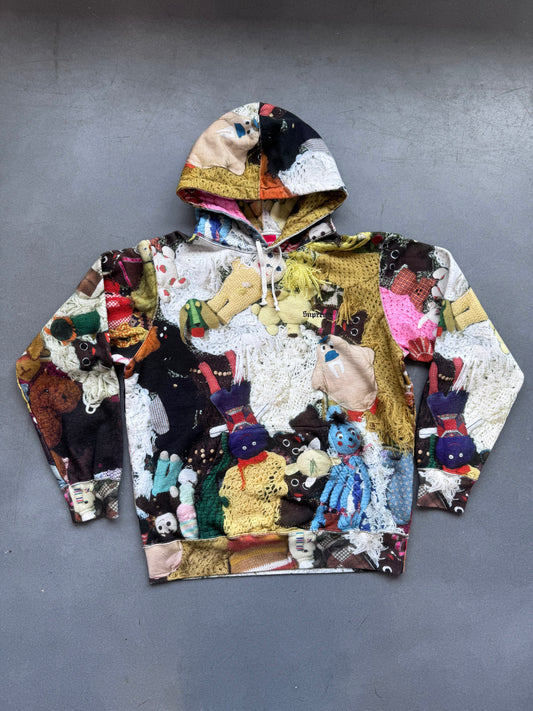 FW18 SUPREME X MIKE KELLY "MORE LOVE HOURS THAN CAN EVER BE REPAID HOODIE (NWT)
