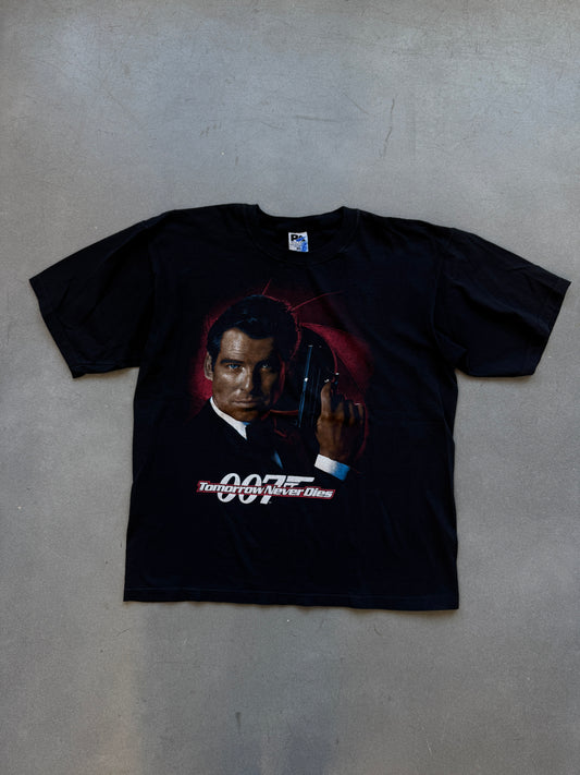 90'S 007 TOMORROW NEVER DIES MOVIE TEE (ROYAL AVALON TAG)