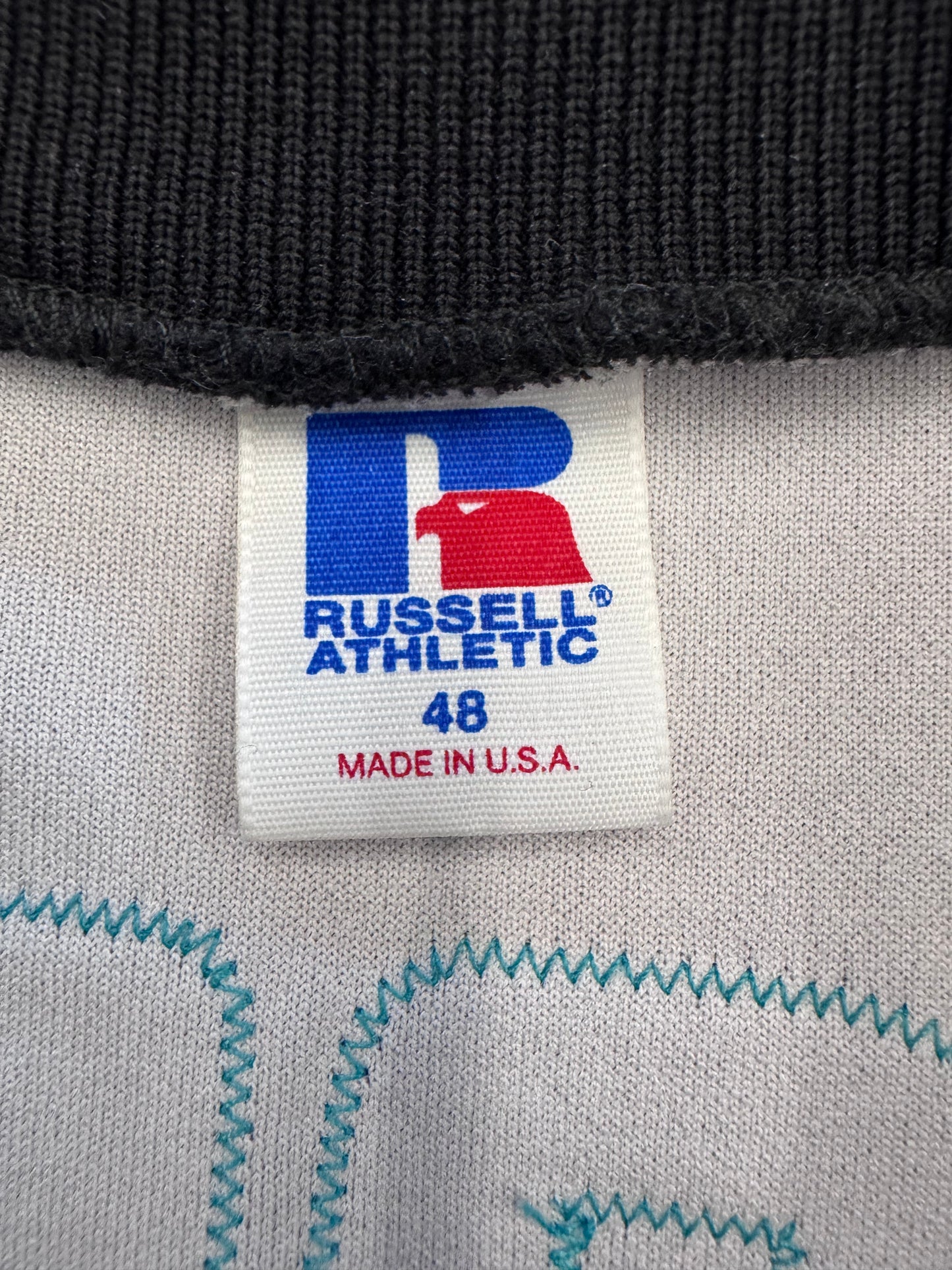 1999 FLORIDA MARLINS "TURN AHEAD THE CLOCK" RUSSELL ATHLETIC DIAMOND COLLECTION NYLON 3/4 SLEEVE JERSEY (DEMPSTER 46)