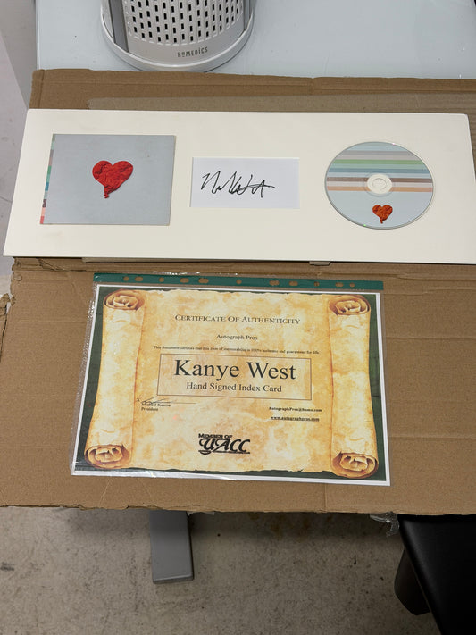 2008 KANYE WEST 808'S AND HEARTBREAK SIGNED CD