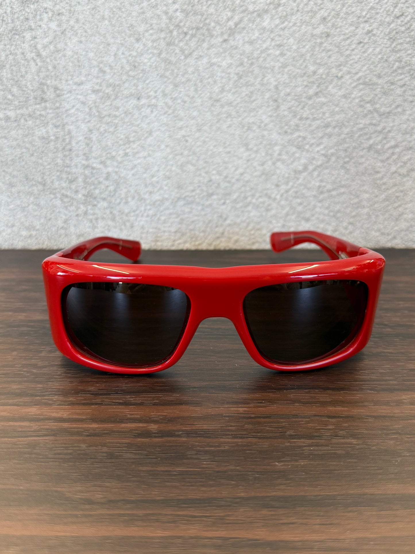JACQUES MARIE MAGE BENSON RED SUNGLASSES 98 OF 100 (PRE-OWNED WITH BOX)