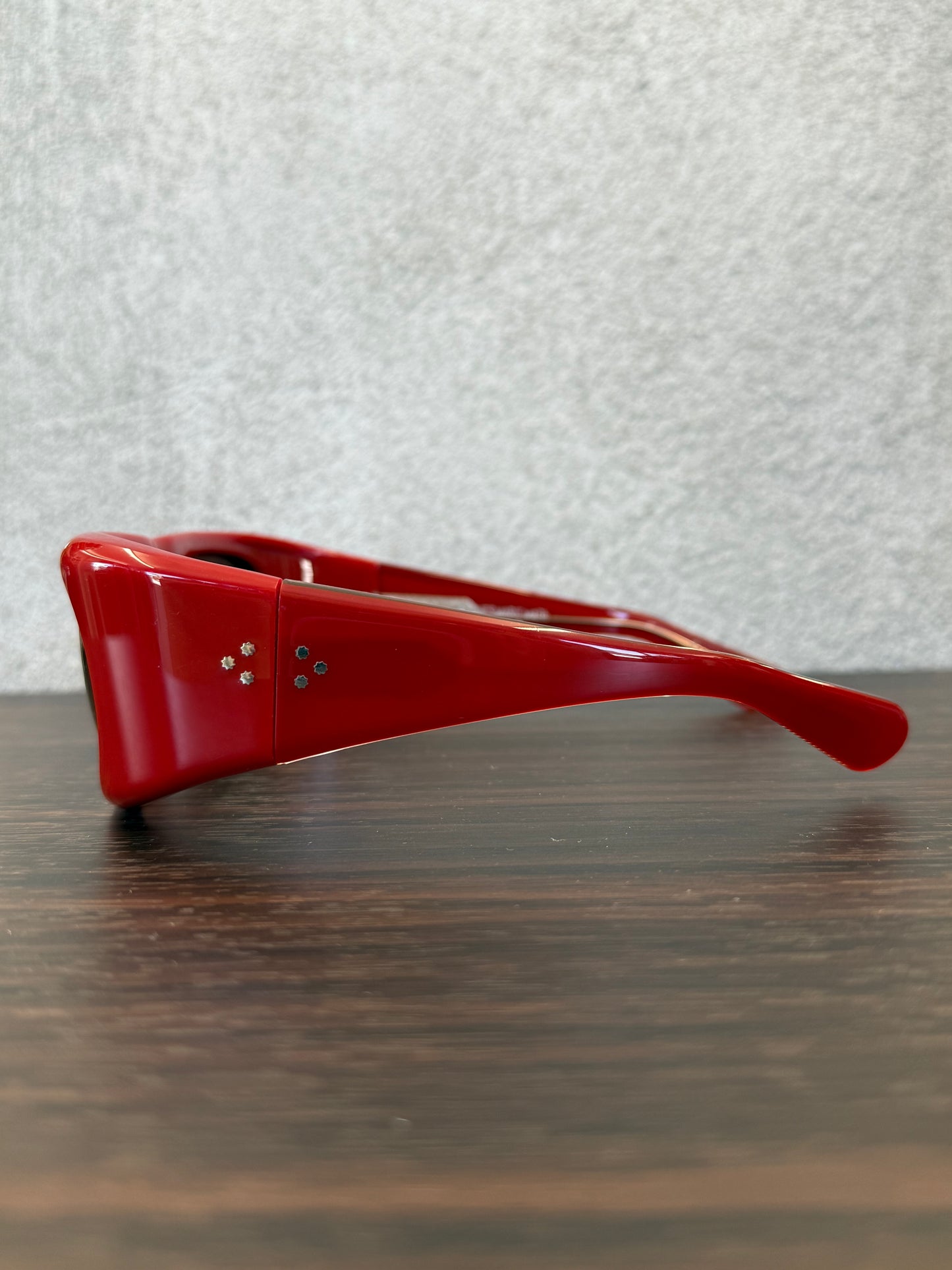 JACQUES MARIE MAGE BENSON RED SUNGLASSES 98 OF 100 (PRE-OWNED WITH BOX)