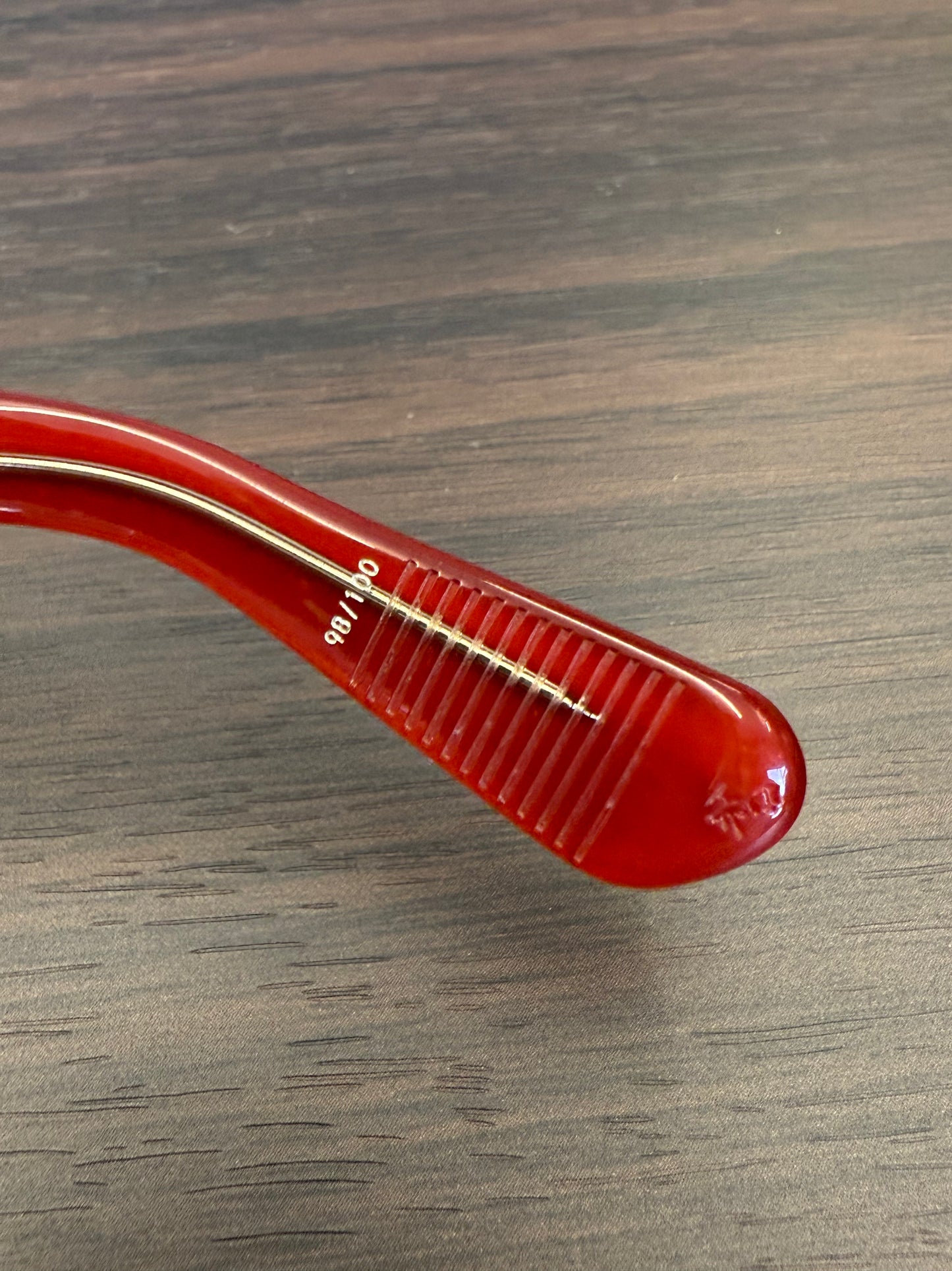 JACQUES MARIE MAGE BENSON RED SUNGLASSES 98 OF 100 (PRE-OWNED WITH BOX)