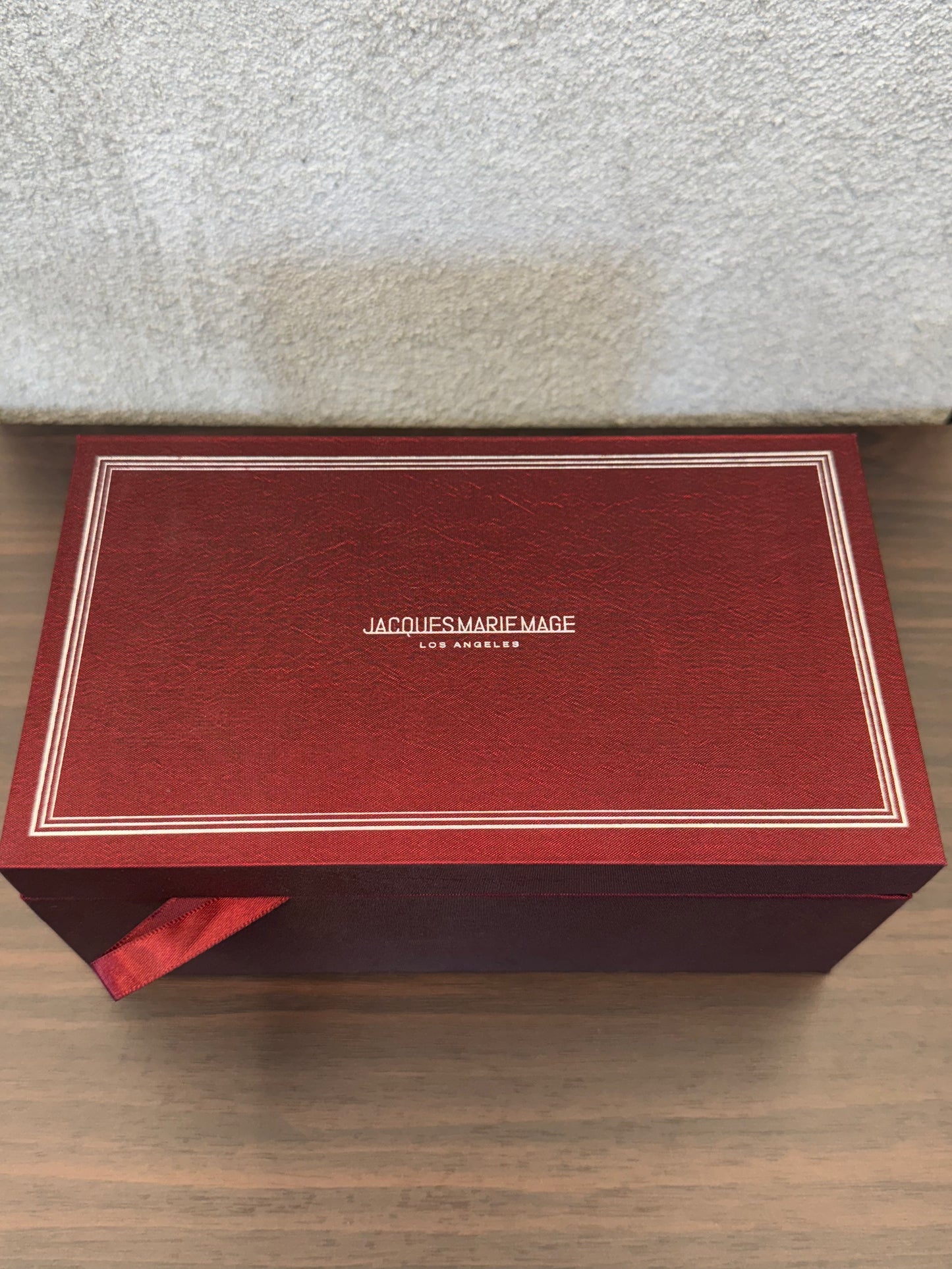 JACQUES MARIE MAGE BENSON RED SUNGLASSES 98 OF 100 (PRE-OWNED WITH BOX)
