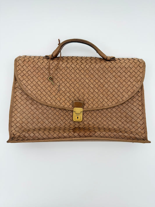 90S BOTTEGA VENETA INTRECCIATO BRIEFCASE