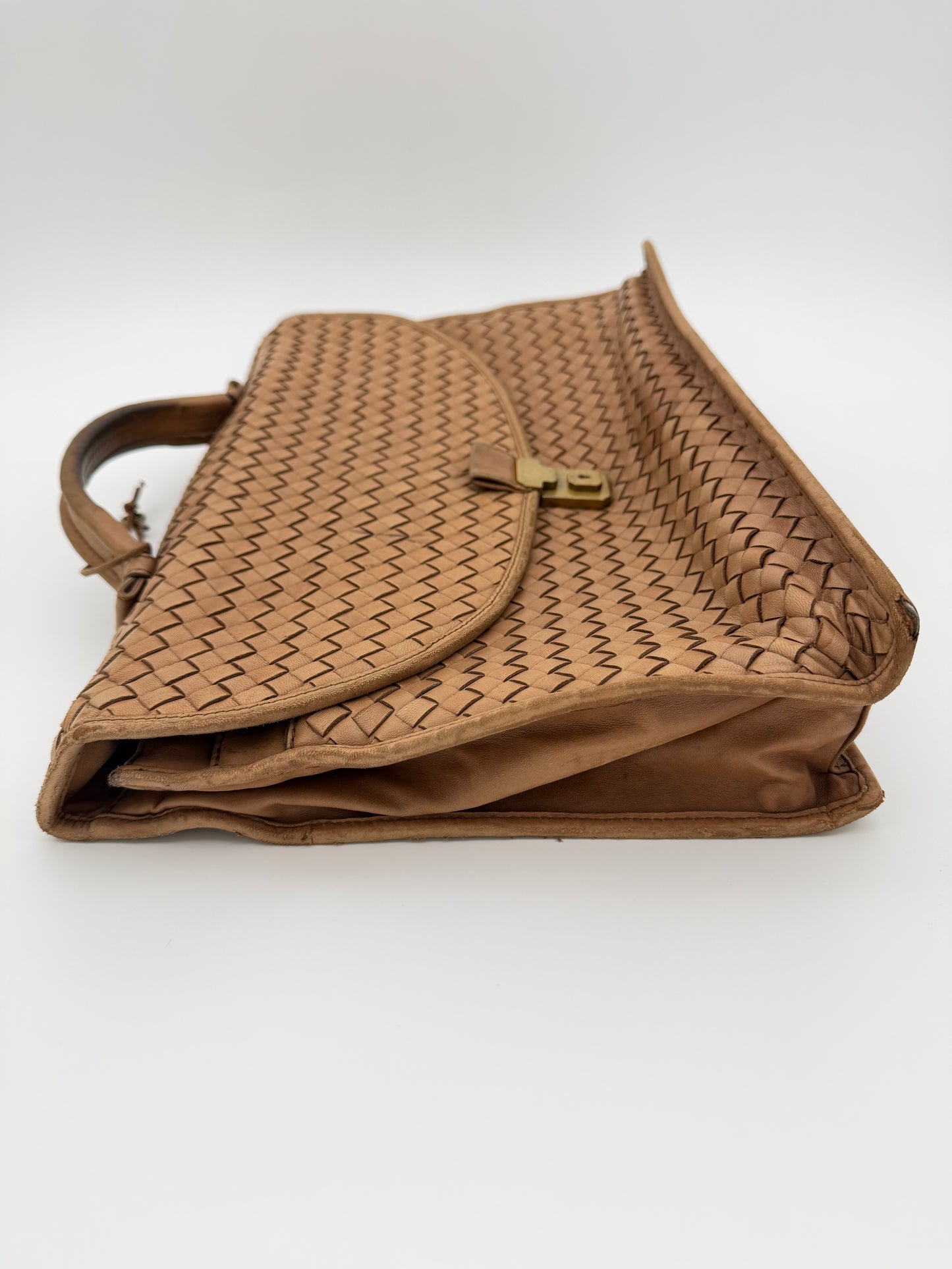 90S BOTTEGA VENETA INTRECCIATO BRIEFCASE