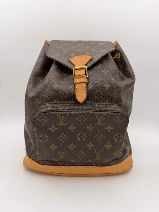 VINTAGE LOUIS VUITTON MONOGRAM MONTSOURIS GM BACKPACK