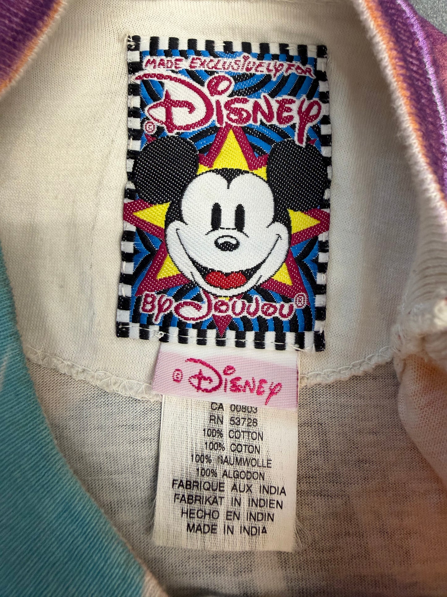 90'S DISNEY CAPTAIN HOOK EMBELLISHED SEQUIN TEE (DISNEY BY JOUJOU TAG)