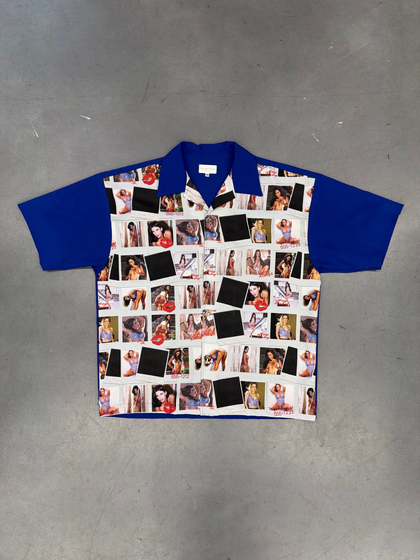 90S KNOB RYDER ADULT FILM POLAROID BUTTON DOWN SHIRT