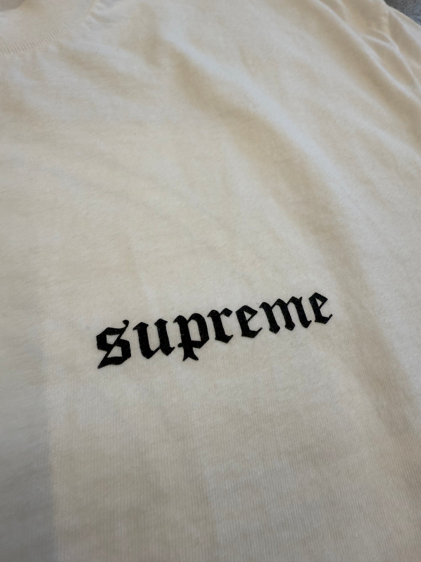 FW25 SUPREME TARGET TEE WHITE - WHITE (XL) (PRE-OWNED)