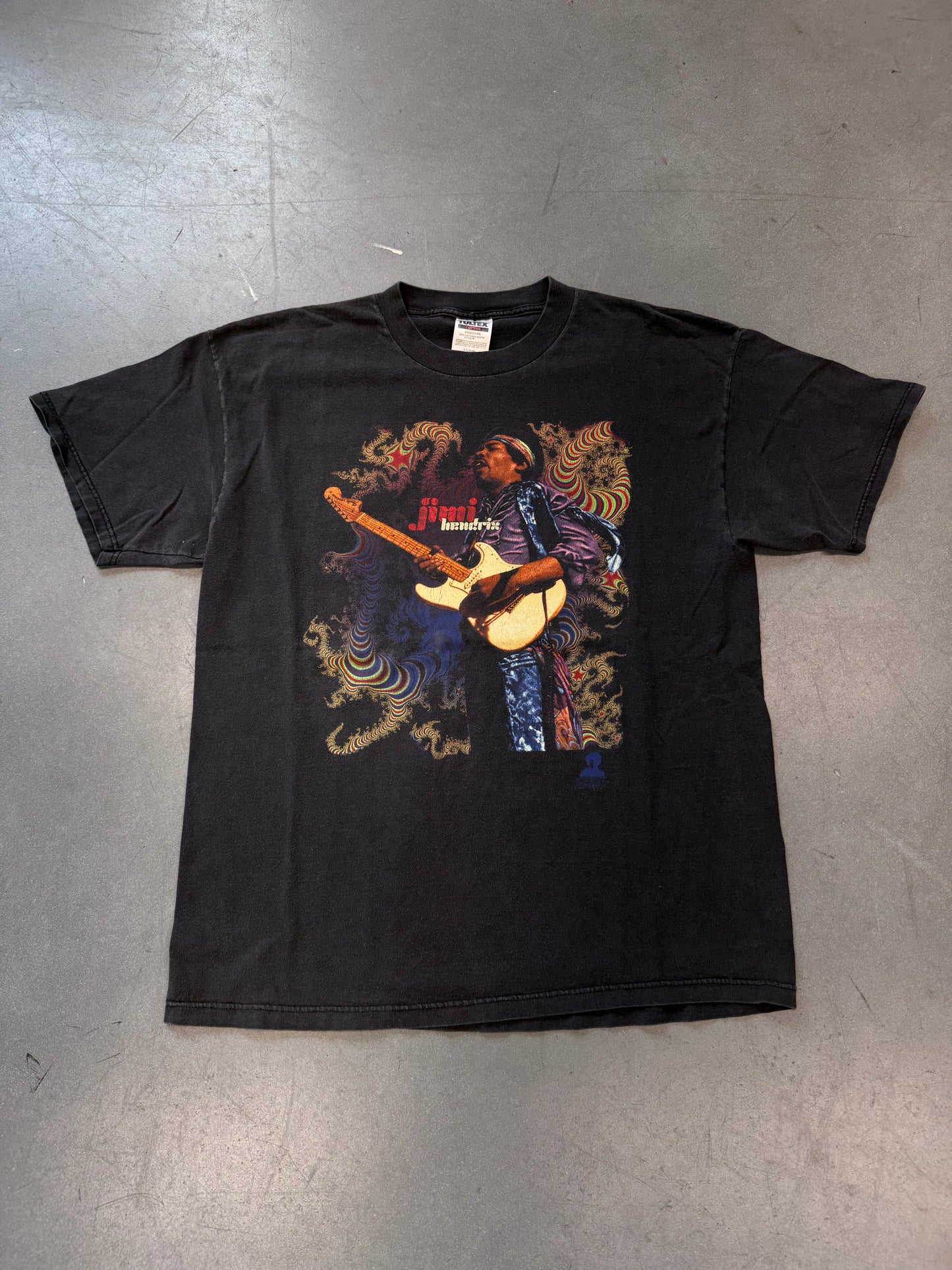90'S JIMI HENDRIX PSYCHEDELIC PORTRAIT TEE (TULTEX TAG)