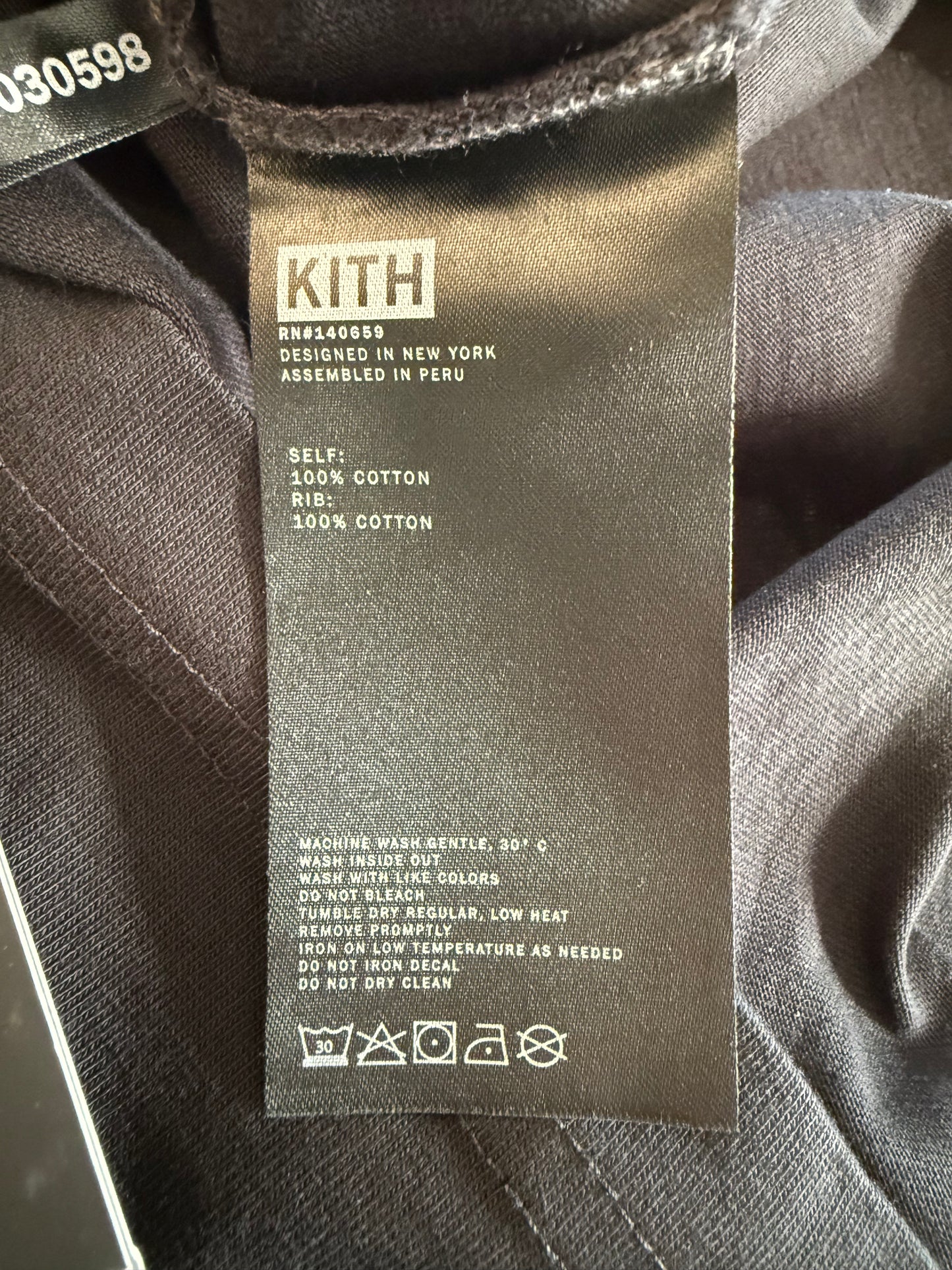 KITH X SPIDER-MAN WEB LOGO TEE - BLACK (NWT)