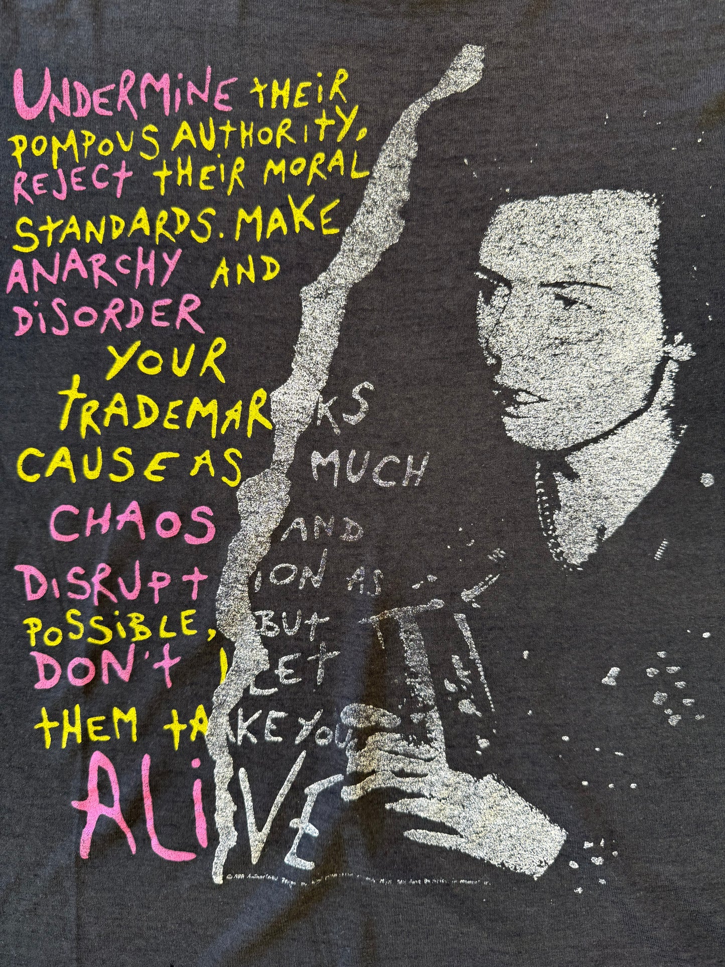 1988 SID VICIOUS UNDERMINE TEE (PULLED TAG)