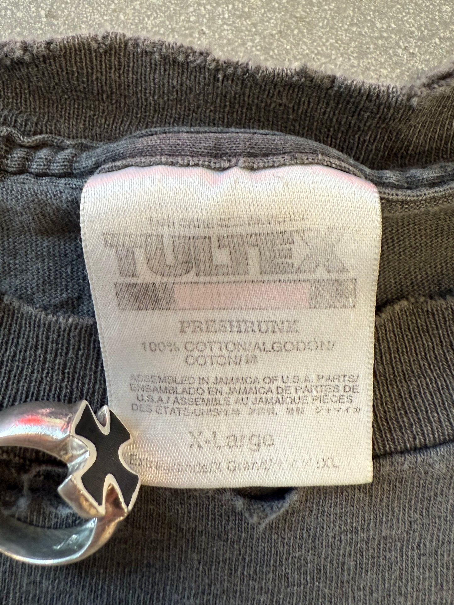 PANTERA I GOT MY ASS BRANDED DISTRESSED FADED TEE (TULTEX TAG)