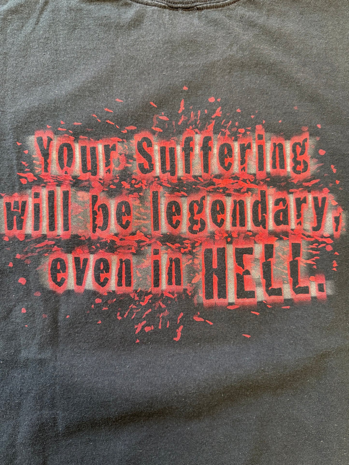 2002 HELLRAISER "YOUR SUFFERING WILL BE LEGENDARY, EVEN IN HELL." TEE (ANVIL TAG)