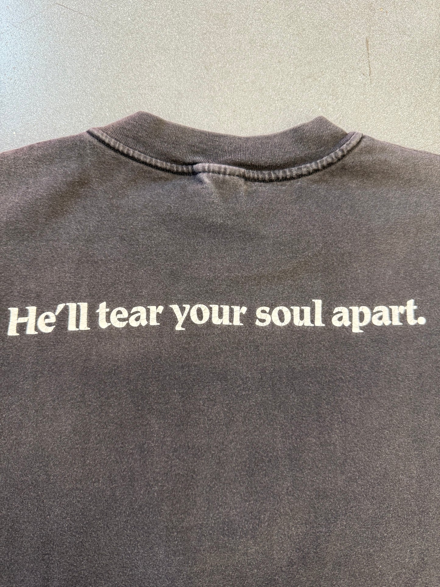 90'S HELLRAISER "HE'LL TEAR YOUR SOUL APART." TEE (HANES BEEFY TAG)