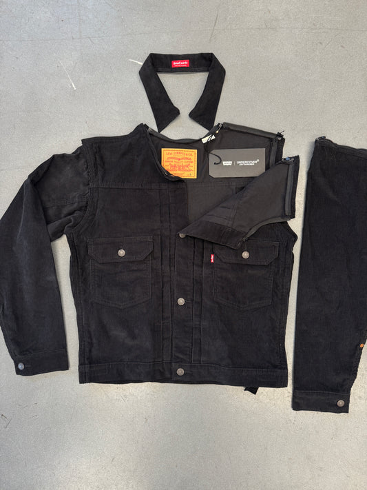 SS25 UNDERCOVER X LEVI'S CONVERTIBLE CORDUROY TRUCKER JACKET (NWT)