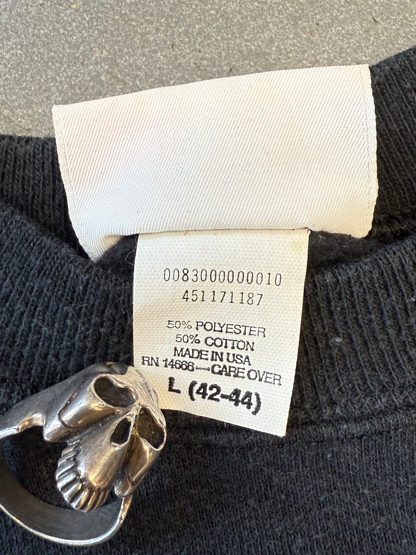 1988 HARLEY DAVIDSON "KICK SOME THUNDER" CREWNECK SWEATER (BASSETT-WALKER TAG)