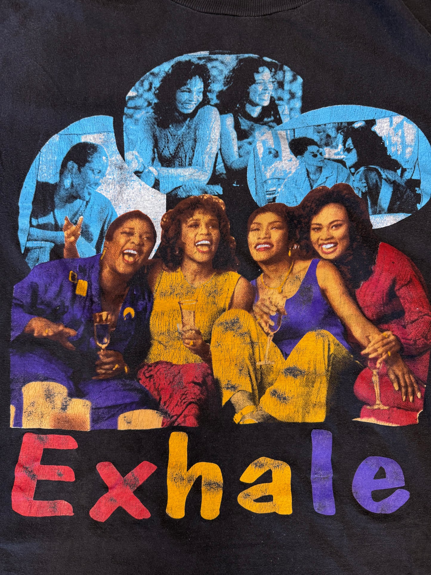 90'S WAITING TO EXHALE WHITNEY HOUSTON RAP STYLE TEE (SAV CLUB TAG)