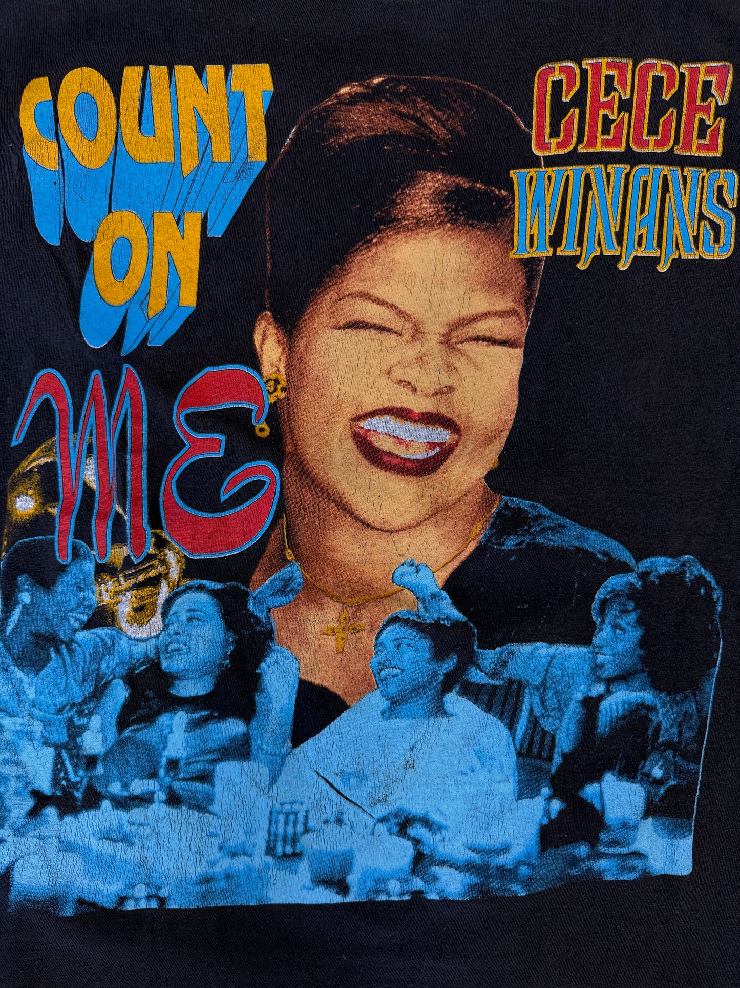 90'S WAITING TO EXHALE WHITNEY HOUSTON RAP STYLE TEE (SAV CLUB TAG)