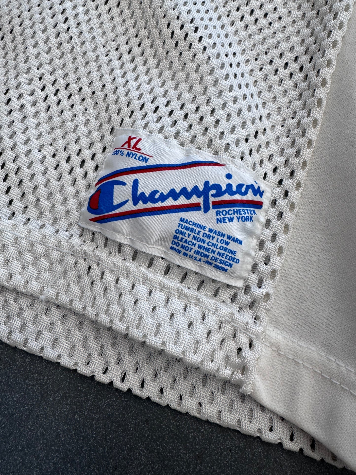 90'S MIAMI DOLPHINS #33 CHAMPION MESH FOOTBALL TRAINING JERSEY SIZE XL