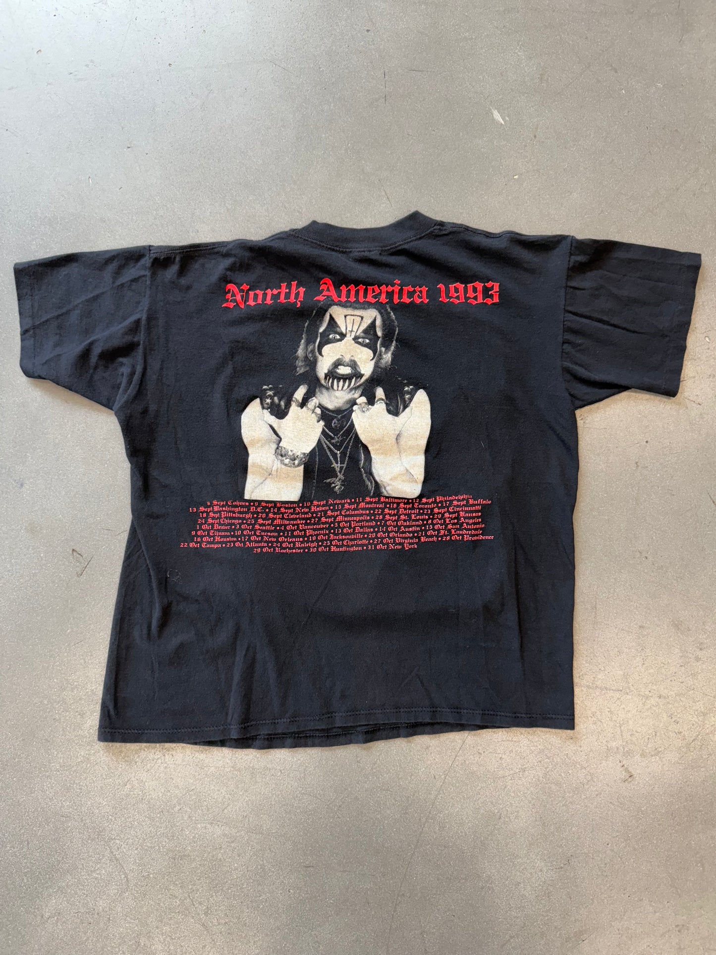 1993 MERCYFUL FATE NORTH AMERICA TOUR TEE (GEM TAG)