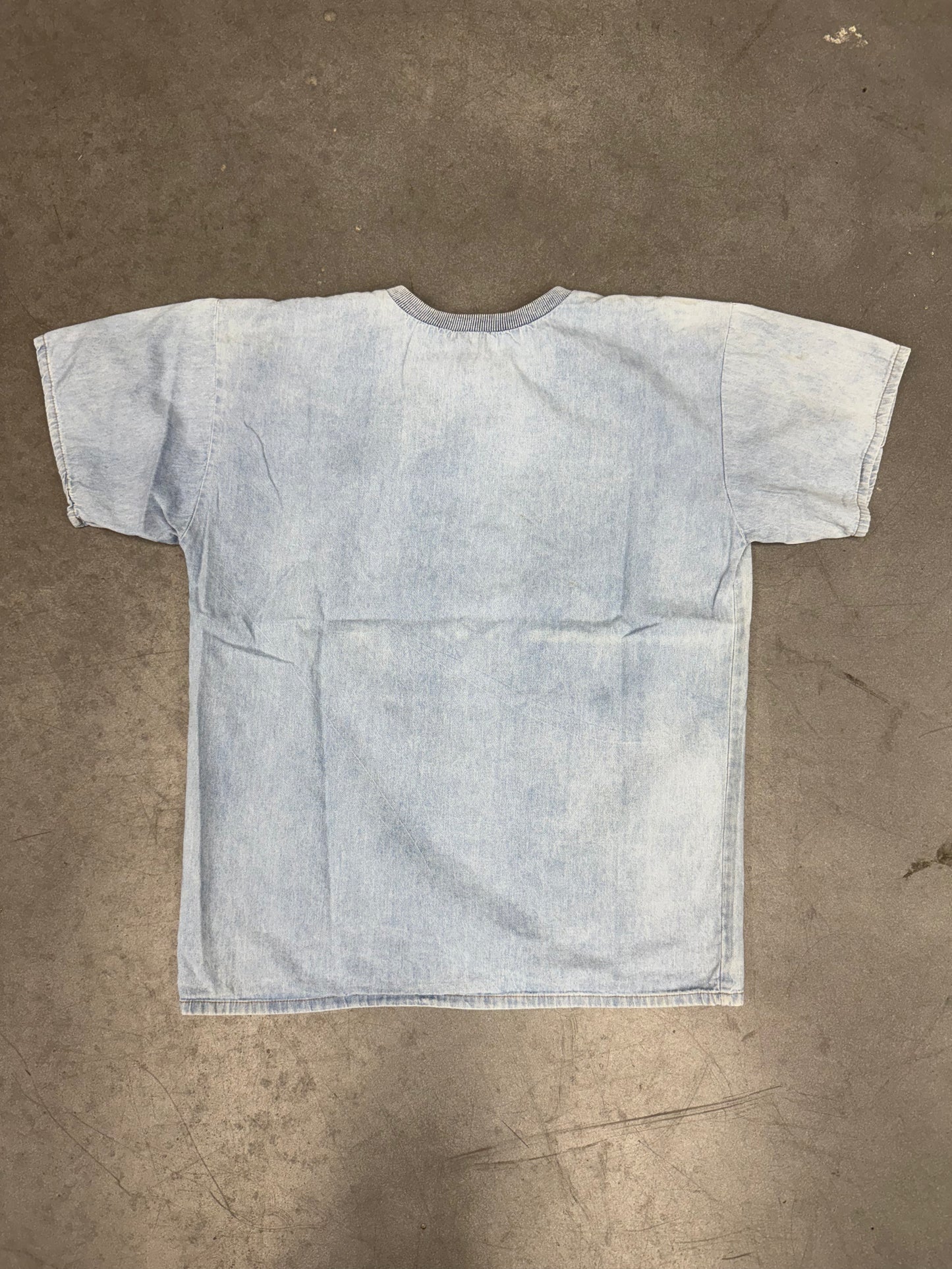 1990 BART SIMPSON "YO, MAN" DENIM TEE (STICKSHIFT TAG)