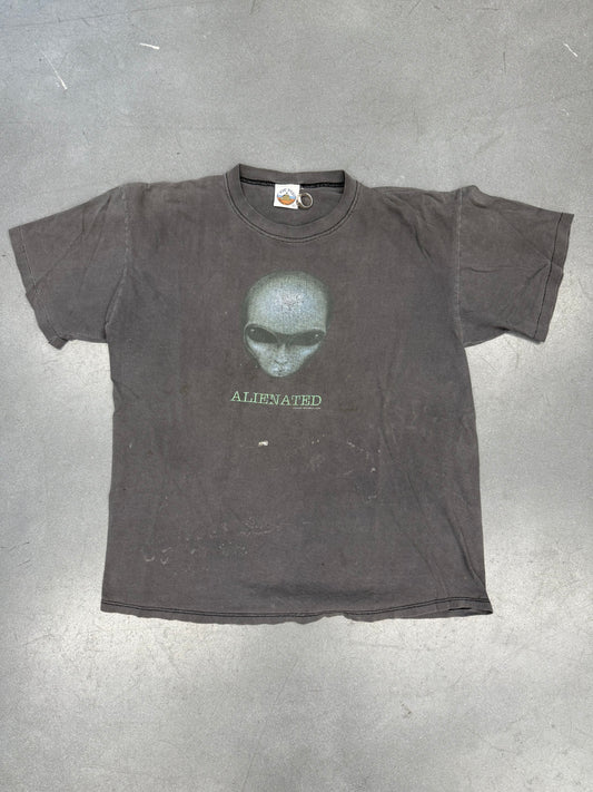 1995 ALIENATED ALIEN HEAD TEE FADED (BYE-DYE TAG)