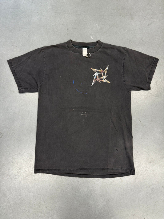 1998 METALLICA THROWING STAR BAND TEE (BLANK TAG)