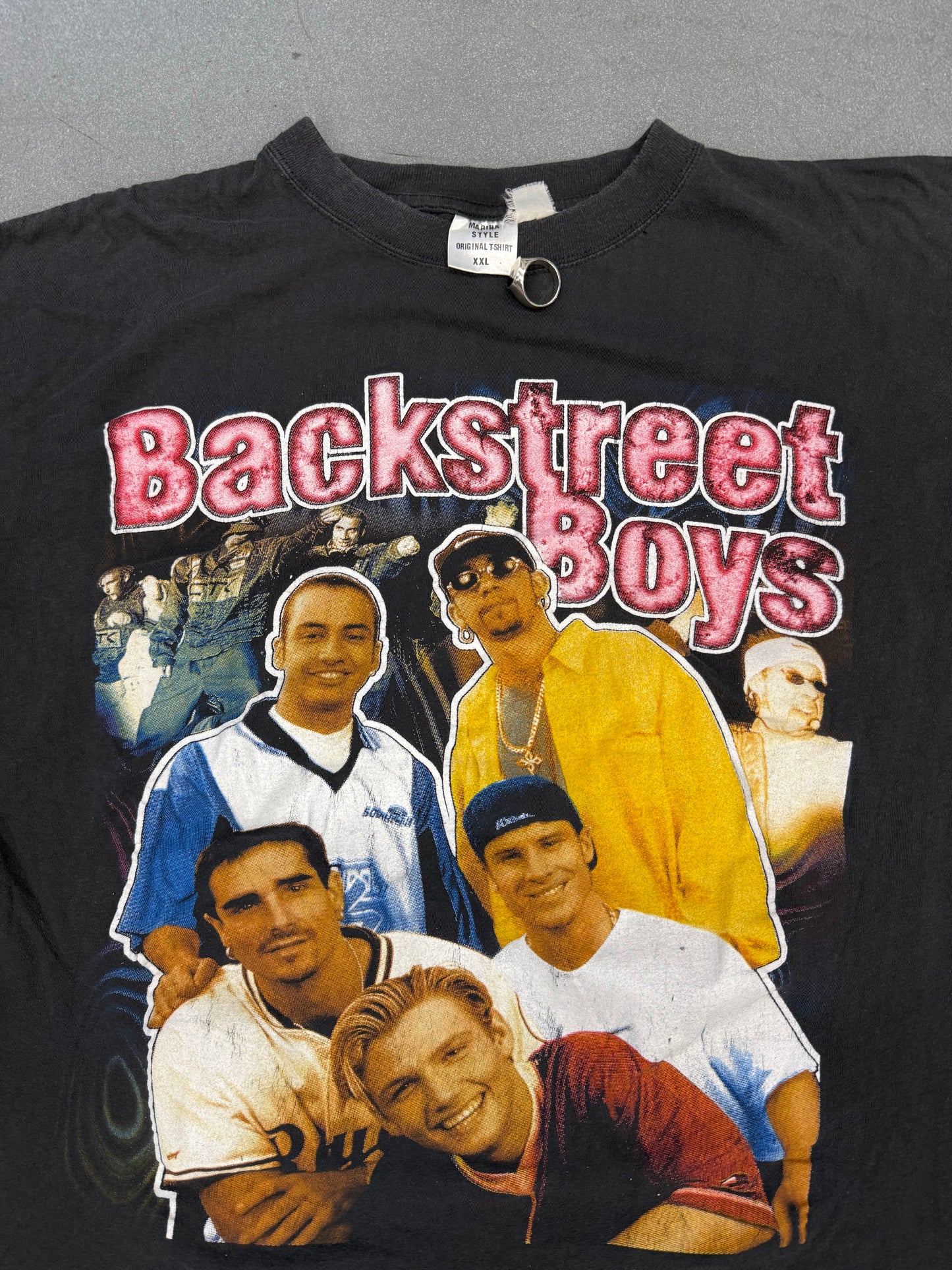 90'S BACKSTREET BOYS RAP STYLE BAND TEE (MARINA STYLE TAG)