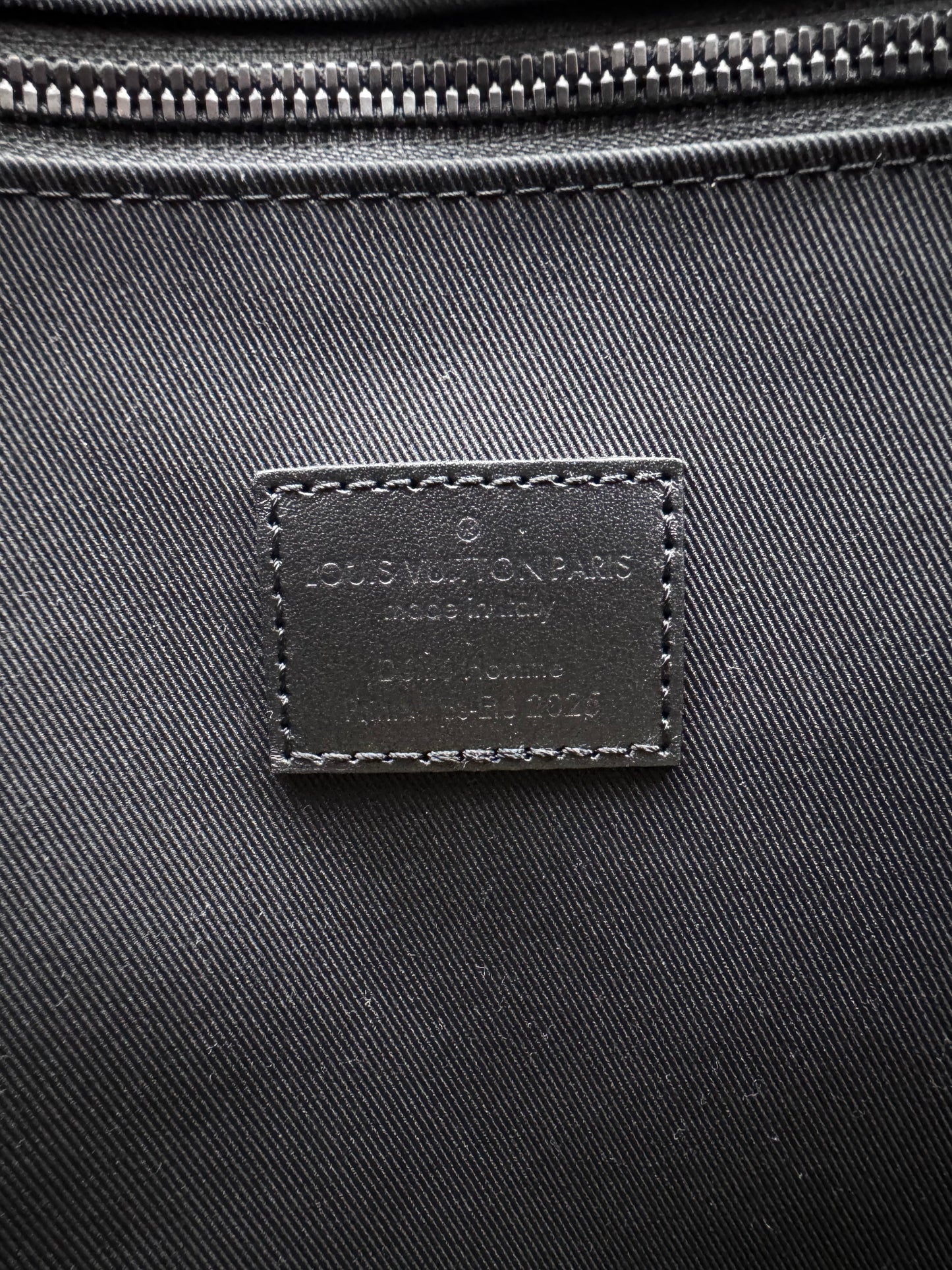 2025 LOUIS VUITTON SHOPPER TOTE GM BAG BLACK LEATHER