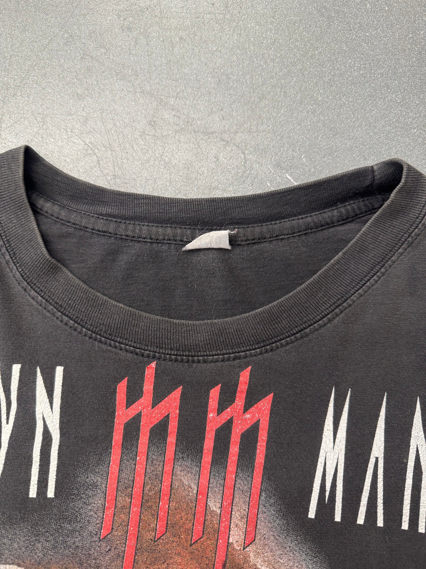 90S MARILYN MANSON ANITCHRIST SUPERSTAR BOOTLEG TEE (FADED TAG)