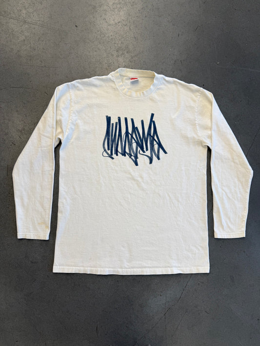 SS01 SUPREME JOSE PARLA TAG LS TEE - WHITE