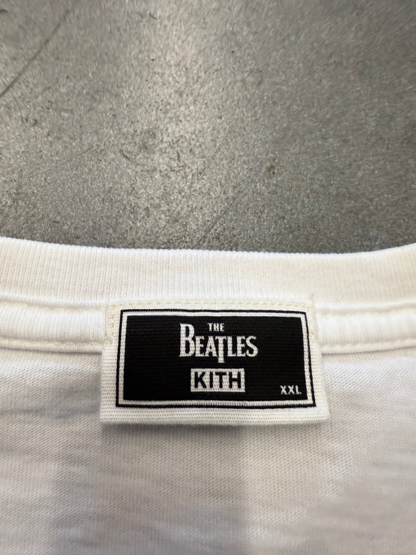 KITH X BEATLES PORTRAIT VINTAGE TEE - WHITE (2XL)