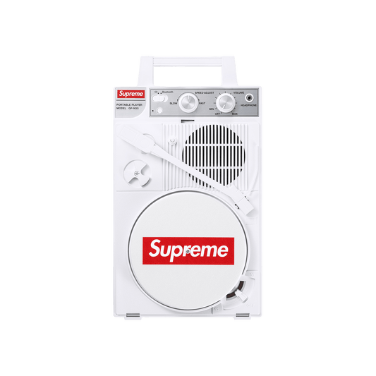 FW25 ANABAS GP-N3S PORTABLE RECORD PLAYER - WHITE