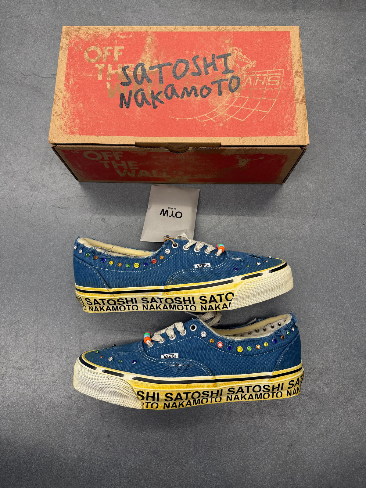 VANS OTW ERA 95 SATOSHI NAKAMOTO ROUND LUCKY CHARM NAVY