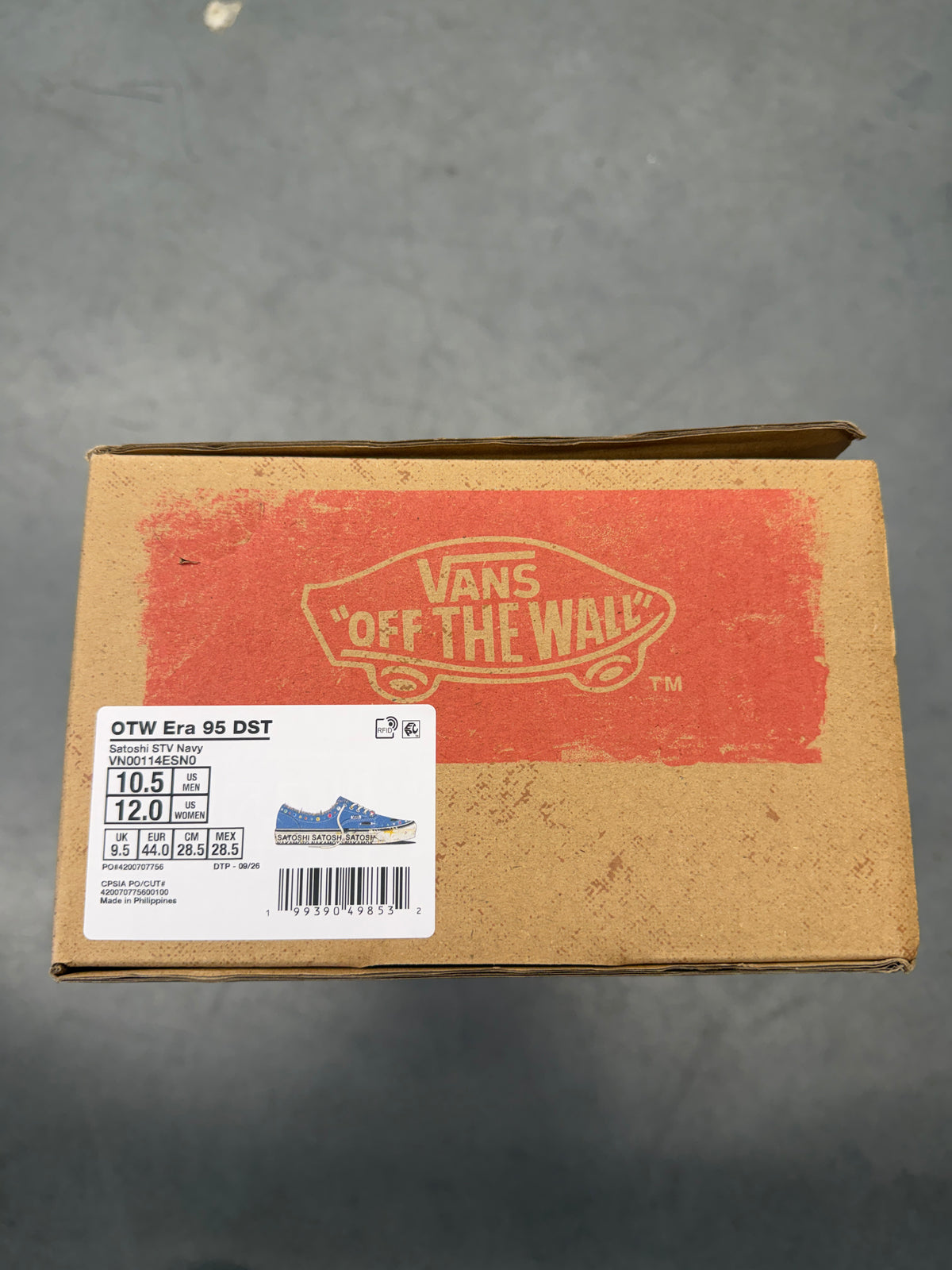 VANS OTW ERA 95 SATOSHI NAKAMOTO ROUND LUCKY CHARM NAVY